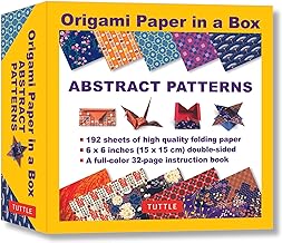 Origami Paper in a Box: Abstract Patterns