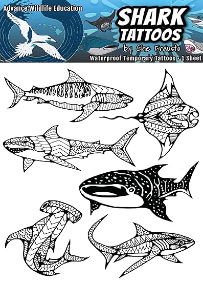 Shark Temporary Tattoos