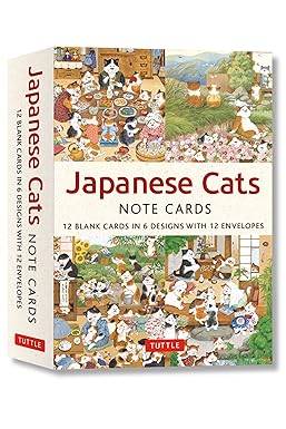 Japanese Cats Note Cards