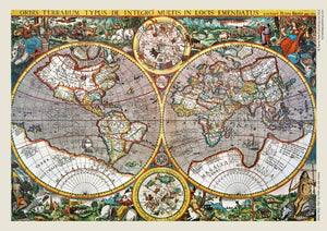 World Map, 1607 1000 Piece Jigsaw Puzzle