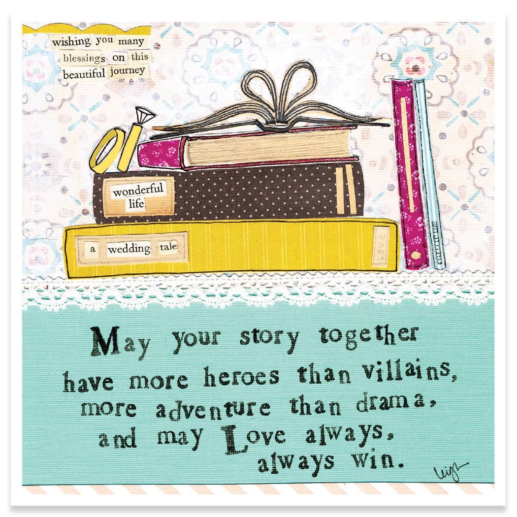 YOUR STORY WEDDING GREETING CARD 5.5 x 5.5