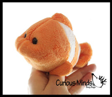 Load image into Gallery viewer, Cute Mini Clownfish Plush Stuffed Animal
