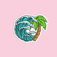 Load image into Gallery viewer, Hawaii Palm Tree Vinyl Waterproof Stickers
