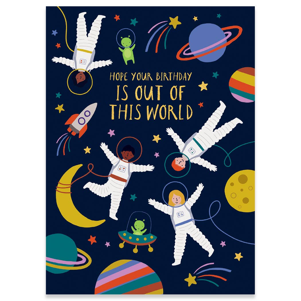 SPACEMEN | CARTE BIRTHDAY CARD