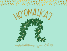 Load image into Gallery viewer, Hawaiian Graduation Greeting Card
