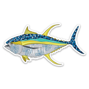 3.5" Yellowfin Tuna Sticker