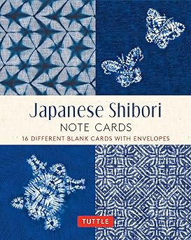 Japanese Shibori Note Cards