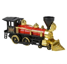 Load image into Gallery viewer, 7&quot; Pull Back Locomotive with Metallic Accent Car Toys
