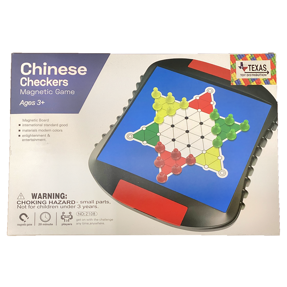 Chinese Checkers Magnetic Travel Game in Retail Box