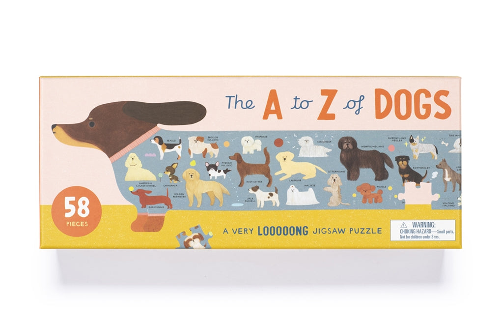 The A-Z of Dogs - 58 Piece Puzzle