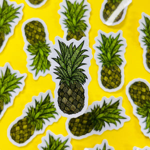 Mini Pineapple Stickers (WATERPROOF)