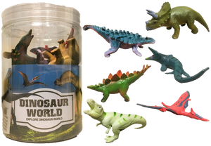 Dinosaur World Dino 3" Plastic Figurine Collections