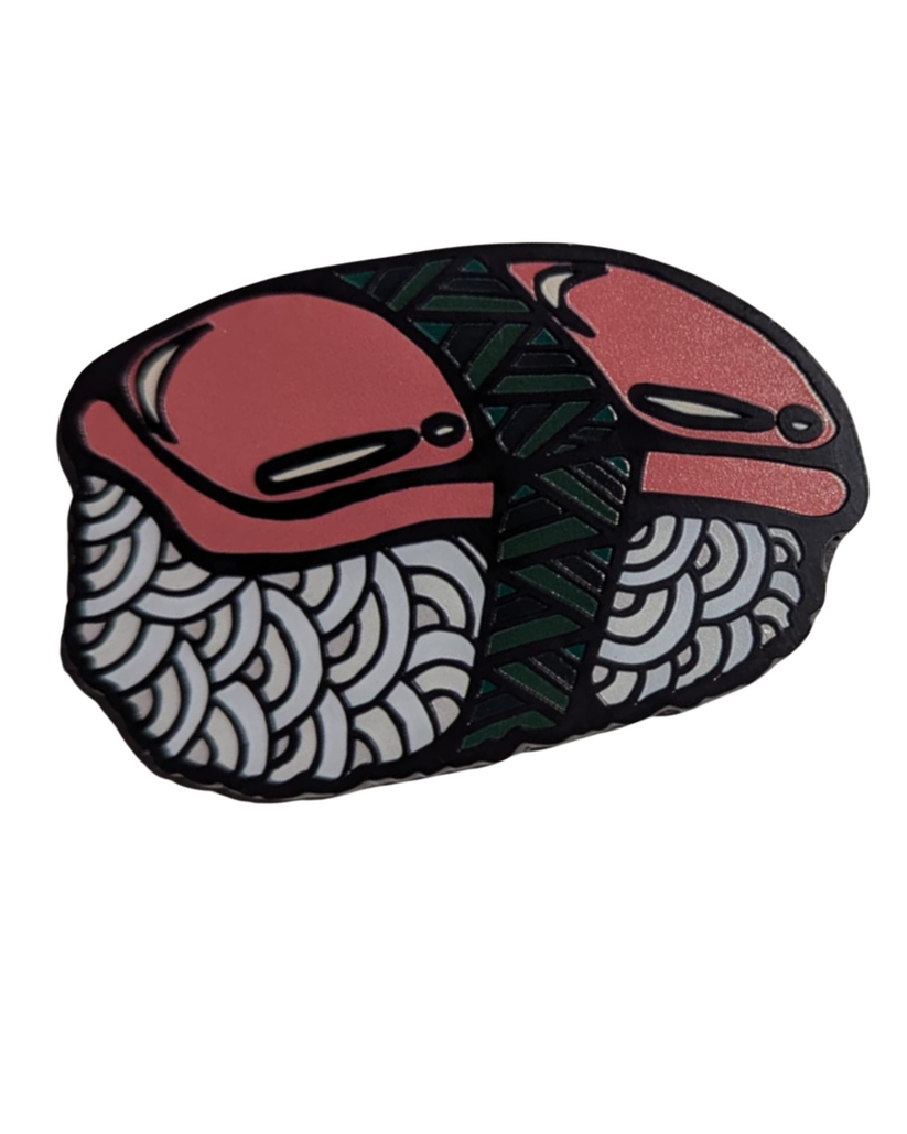 Spam Musubi Metal Magnet