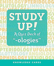 Load image into Gallery viewer, Study Up! A Quiz Deck Of -Ologies Knowledge Cards
