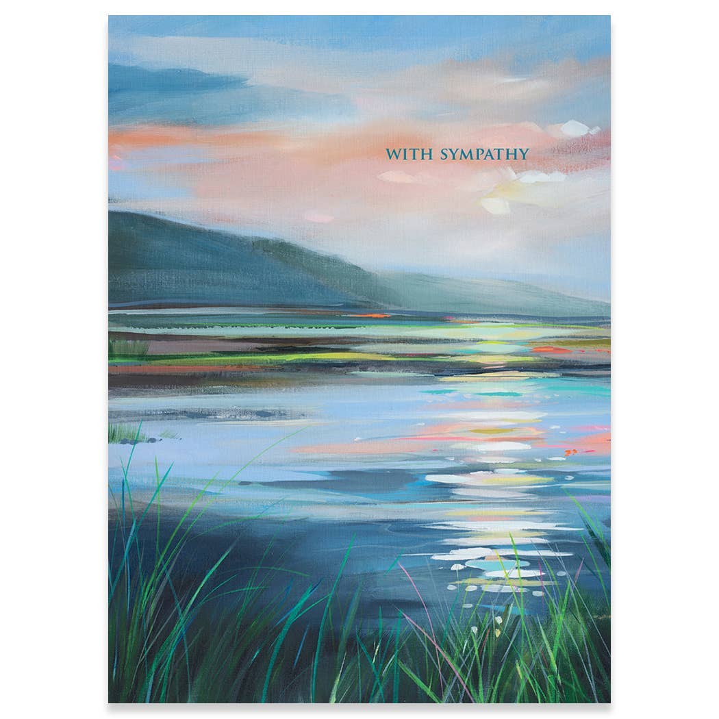 WERN Y WYLAN SYMPATHY GREETING CARD 4.5 x 6.25