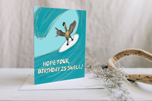 Birthday Swell Greeting Card