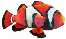 Load image into Gallery viewer, Clownfish Aquatic Plush Stuffed Animal 12&quot; Fish
