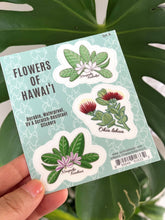 Load image into Gallery viewer, Flowers of Hawai'i Sticker Sheet  SET A (Native Flowers)
