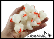 Load image into Gallery viewer, Tiny 1.5&quot; Glow in the Dark Rubber Duck
