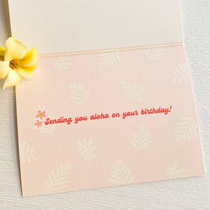 Hauoli La Hanau - Happy Birthday Greeting Card