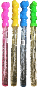 Dinosaur Bubble Wands Display Set, x24 Wands in 4 Colors