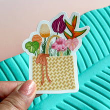 Load image into Gallery viewer, Lauhala Flower - Clear Sticker
