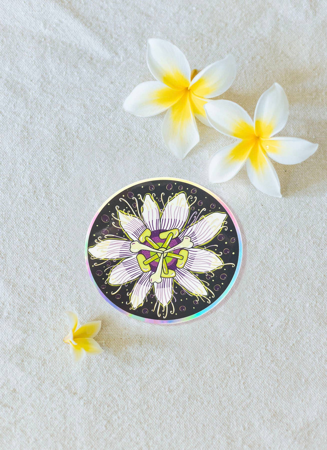 Lilikoi Flower Sticker