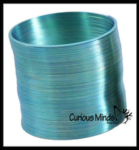 Load image into Gallery viewer, 2.4" Metal Colored Magic Spring Coil Toy -  Sensory Fidget
