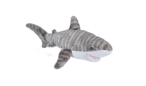 CK-ECO-Mini Tiger Shark Stuffed Animal 8"