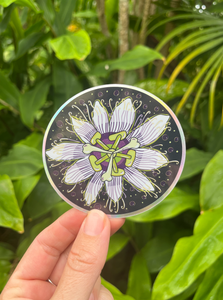 Lilikoi Flower Sticker