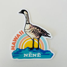 Load image into Gallery viewer, Rainbow Nene Sticker - Hawaii Island Series
