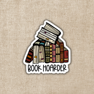 Book Hoarder Sticker