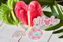 Load image into Gallery viewer, Rainbow Aloha Mini Sticker
