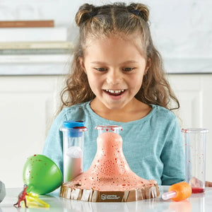 Fizzy Volcano Preschool Science Lab