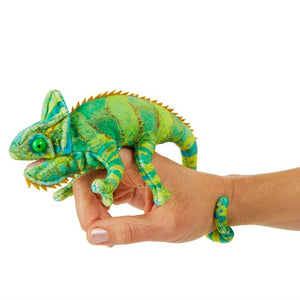 Mini Chameleon Finger Puppet