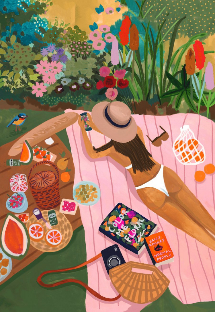 Sunbathers by Rhi James (1000 Piece Puzzle)