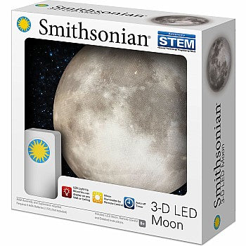 Smithsonian 3D LED Moon 7''