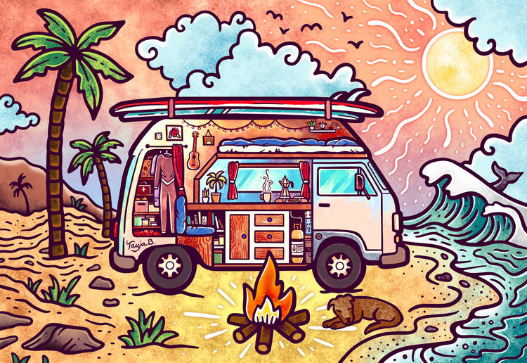Van Life by Tanja Burmeister (1000 Piece Puzzle