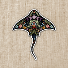 Load image into Gallery viewer, Magical Boho Manta Ray Sticker, 3-inch
