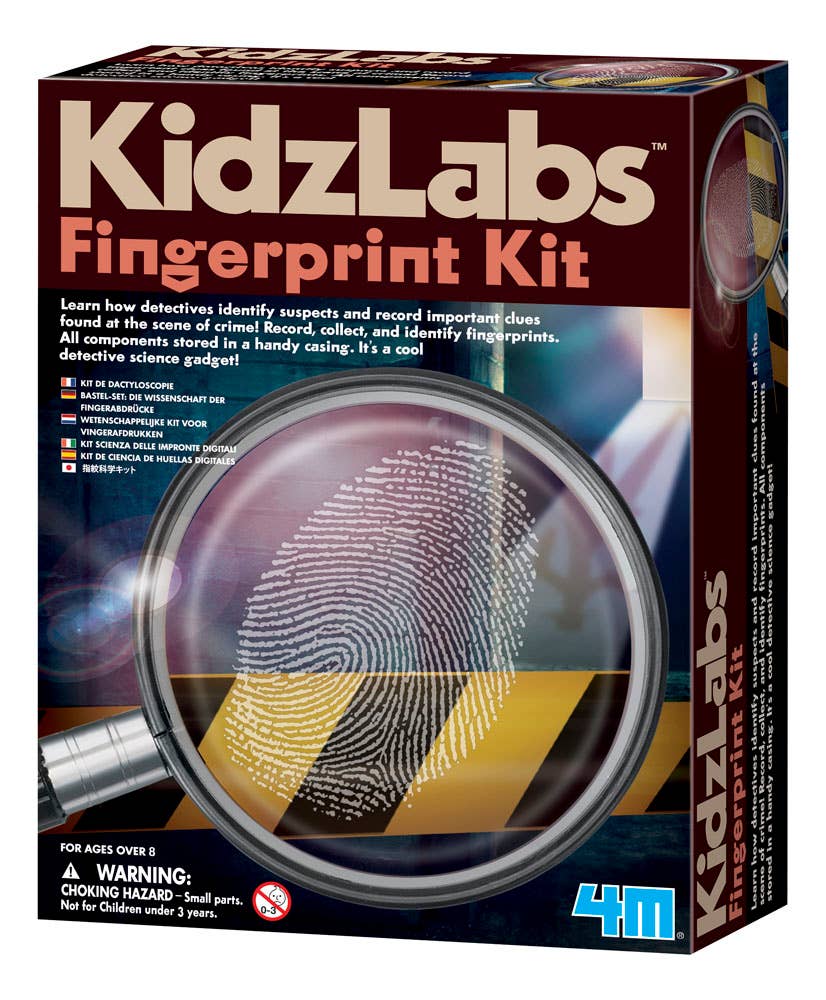 4M KidzLabs Fingerprint Kit - Spy Forensic Science Lab