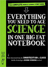 Load image into Gallery viewer, Big Fat Notebook - Everything You Need to Ace Science in One Big Fat Notebook: The Complete Middle School Study Guide edited by Michael Geisen
