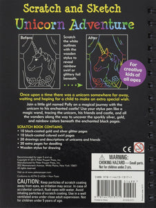 Unicorn Adventure Scratch and Sketch: An Art Activity Book for Creative Kids of All Ages by Lee Nemmers